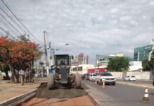 Obras do BRT começam na Avenida XV de Novembro com interdições parciais