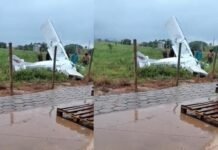 Duas pessoas morrem em acidente aéreo no interior de MT