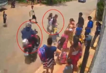 Veja Vídeo – Criança é atropelada por moto ao atravessar rua em frente à escola no DF; veja