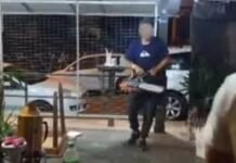 Veja Vídeo – Homem invade bar com motosserra e ameaça clientes em SP; veja