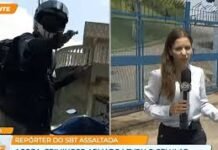 Veja Vídeo – Equipe de reportagem do SBT é assaltada ao vivo em São Paulo; veja