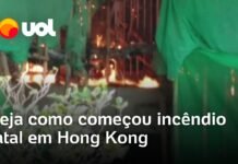 Veja vídeo de como começou incêndio que deixou 128 mortos em Hong Kong