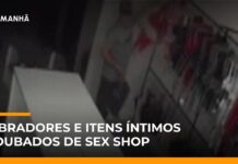 Veja Vídeo – Ladrão furta vibradores e itens íntimos de sex shop no interior de SP; veja