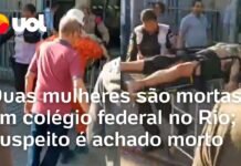 Veja Vídeo – Duas mulheres são mortas em colégio federal no Rio; suspeito é achado morto