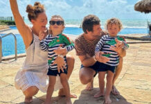 Fabiula Nascimento e Emilio celebram 4 anos dos gêmeos com viagem: ‘Ceará’