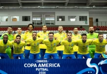 Brasil enfrenta Peru para avançar à final da Copa América de futsal