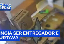 Veja Vídeo – Câmeras flagram idoso usando mochila de app para enganar vítimas e furtar aparelhos; veja