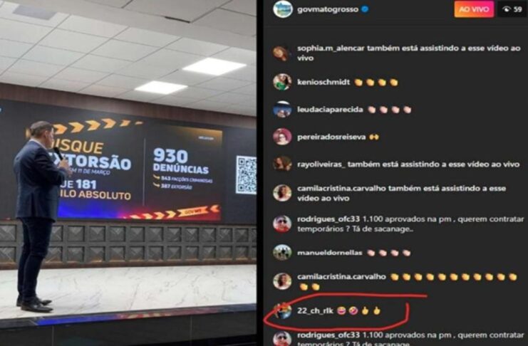 Traficante que ameaçava autoridades em lives do governo é preso