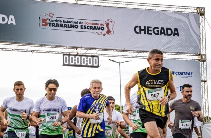 Mais 1,5 mil atletas participam da 5ª Corrida de Combate ao Trabalho Escravo em Cuiabá