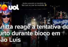 Veja Vídeo – Anitta interrompe trio em São Luís e aponta suspeitos de furto no meio da multidão