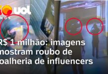 Veja Vídeo – Mais de R$ 1 milhão roubados em joalheria em SP; veja imagens