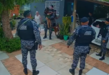 Polícia atira em cães para salvar criança e idosa em Cáceres