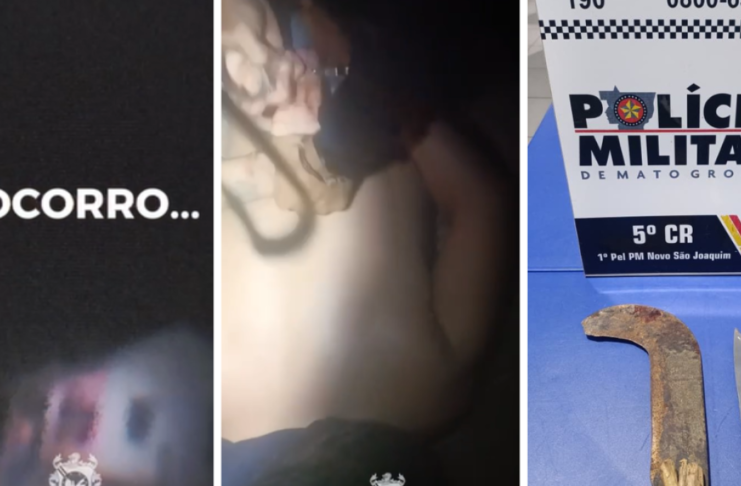 Vídeo registra pedido de socorro durante tentativa de feminicídio