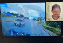 Câmera flagra momento em que motociclista é fechada por picape e morre atropelada por caminhão
