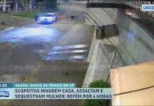 Veja Vídeo – Criminosos invadem casa e fazem mulher refém por quatro horas em Guarulhos (SP)
