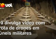 Veja Vídeo – Irã divulga vídeo de arsenal de drones em túneis em meio à tensão com EUA e Israel; veja