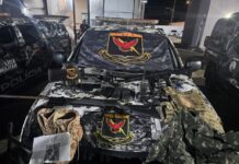 Rotam prende dois homens e apreende fuzil e espingardas em Nova Lacerda