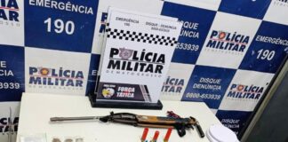 Quadrilha envolvida com roubo e tráfico é alvo da PM em fazenda de MT; suspeito é baleado