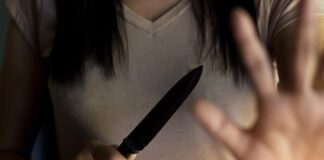 Para defender de ‘pedrada’, mulher esfaqueia marido e acaba na delegacia