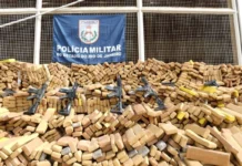 Veja Vídeo – PM do Rio apreende quase 50 toneladas de maconha em bunker concretado