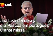 Veja Vídeo – Papa Leão 14 surpreende e manda mensagem em português na missa de Páscoa