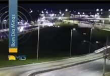 Veja Vídeo – Carro capota na Barragem da Pampulha, em Belo Horizonte; veja vídeo