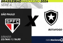 Rádio Nacional transmite São Paulo e Botafogo pelo Brasileirão