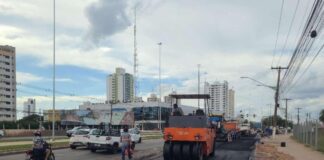 Obras continuam com recuperação do asfalto na Avenida do CPA
