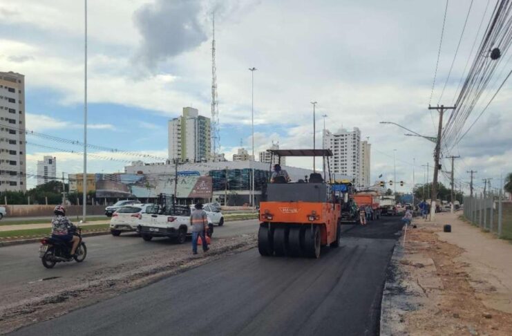 Obras continuam com recuperação do asfalto na Avenida do CPA