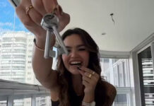Suzanna Freitas celebra primeiro imóvel presenteado pelos pais: ‘Nem acredito’