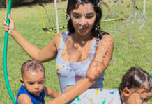 Ary Mirelle curte domingo em famÃlia e encanta ao mostrar momento com os filhos