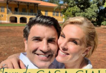 Ana Hickmann mostra rotina na mansão que comprou com Edu Guedes: ‘Plantando’