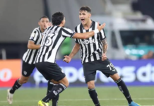 Com gol no último lance, Botafogo bate Santos na volta do Brasileirão