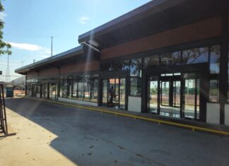 Obras da estação do BRT em frente ao Shopping Pantanal entram em fase final