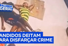 Veja Vídeo – Câmeras flagram criminosos fingindo ser moradores de rua para camuflar roubo de bar