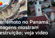 Veja Vídeo – Terremoto no Panamá: imagens mostram destruição causada por terremoto; veja vídeo